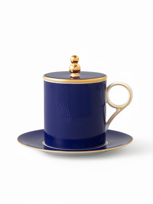 The Blue Danube Three-piece Cover Cup Set