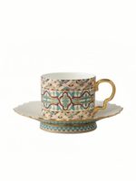 Aureate Violet Coffee Cup and Saucer Set