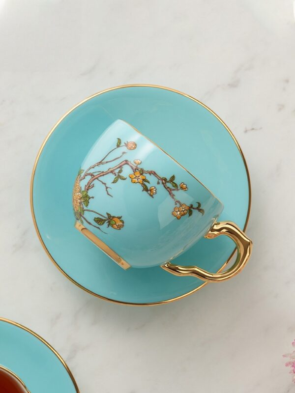 Lady Turquioa 2-piece Cup and Saucer Set (150ml)