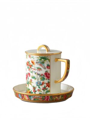 Guangcai Legacy 3-Piece Cup Set (430ml - White Embossed Base)