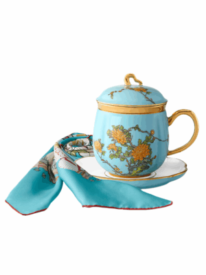 Lady Turquioa Silk Porcelain Set