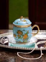 Lady Turquioa Silk Porcelain Set