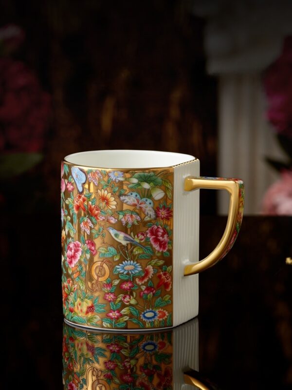 Guangcai Legacy 2-Piece Matching Cup Set (430ml - Gold Embossed Base)