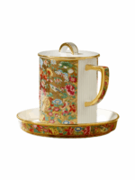 Guangcai Legacy 3-Piece Cup Set (430ml - Gold Embossed Base)