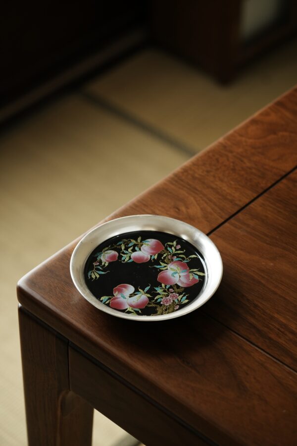 Silver Gilding Nine Peaches Set