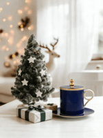 The Blue Danube Three-piece Cover Cup Set