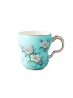 Azure Strokes Orchid Heart Single Cup (280ml)