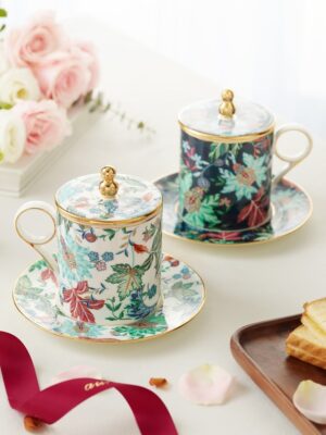 幸福满园 3件套盖杯-对杯（350ml） (2)