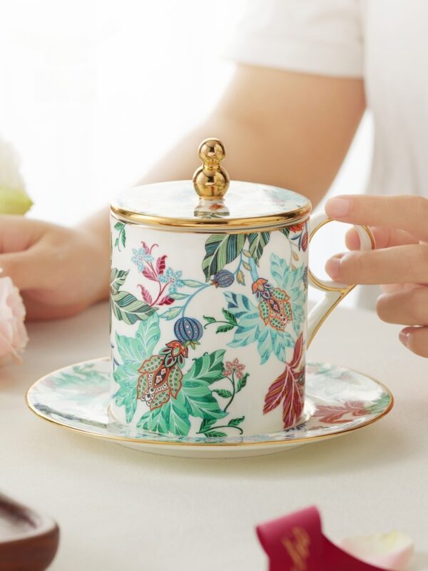 Clarence 3-piece Cup Lid Set - White (350ml)