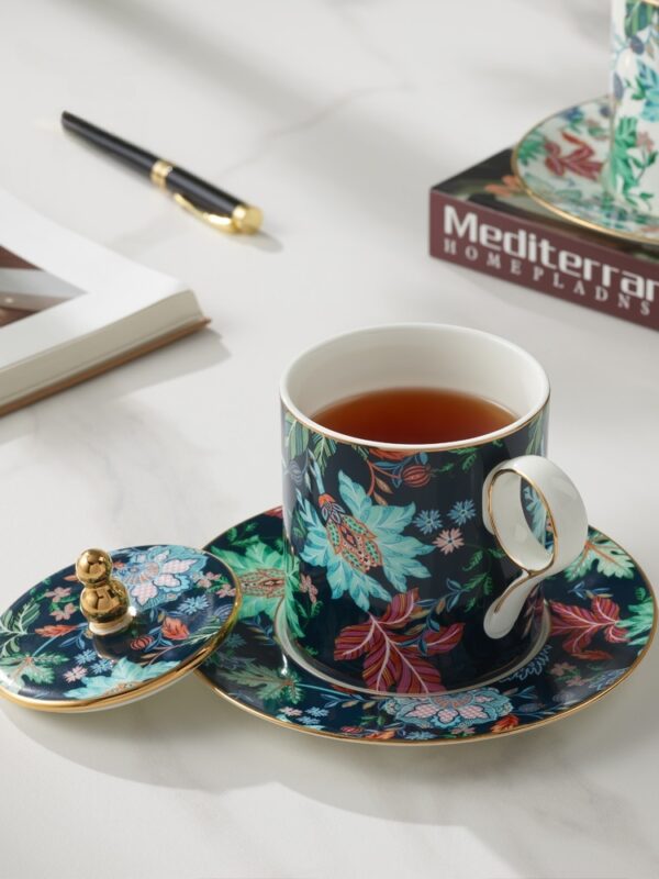 Clarence 3-piece Cup Lid Set - Blue (350ml)