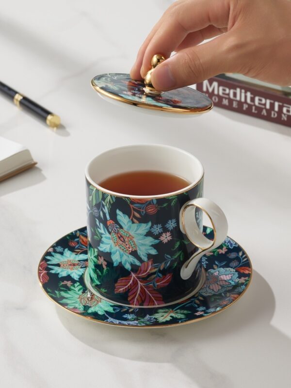 Clarence 3-piece Cup Lid Set - Blue (350ml)