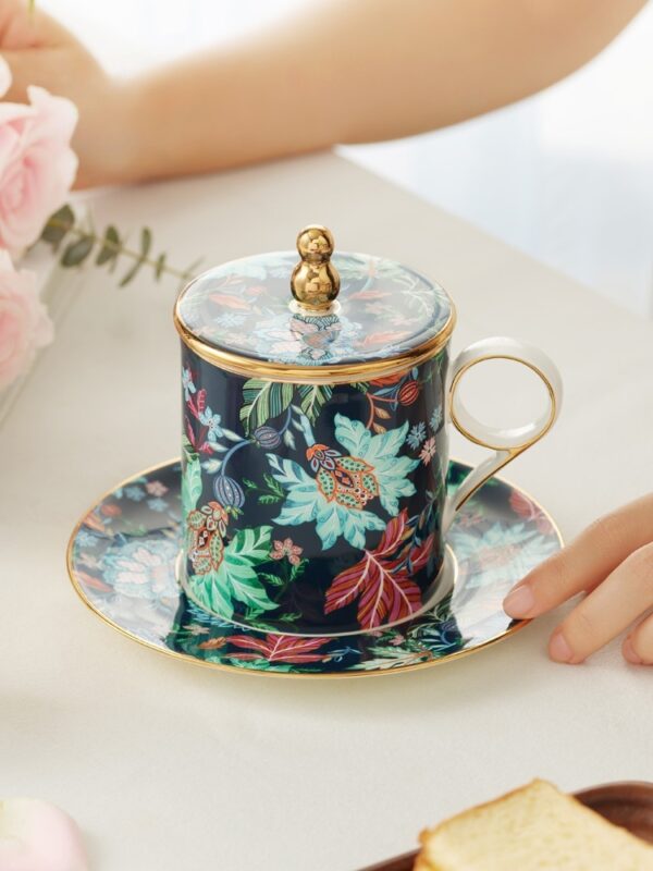 Clarence 3-piece Cup Lid Set - Blue (350ml)