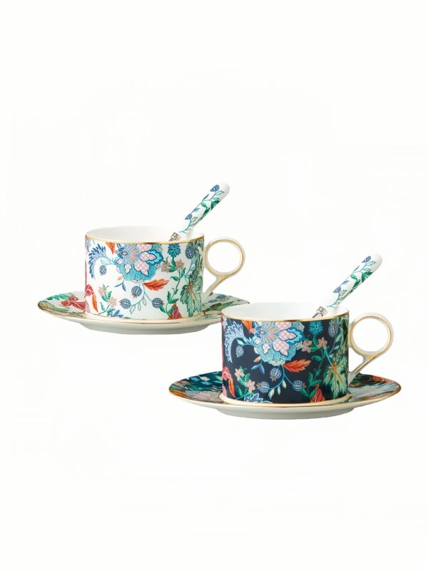 Clarence 6 piece Coffee Cup and Saucer Set