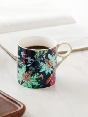 幸福满园 马克杯（350ml）蓝 (2)