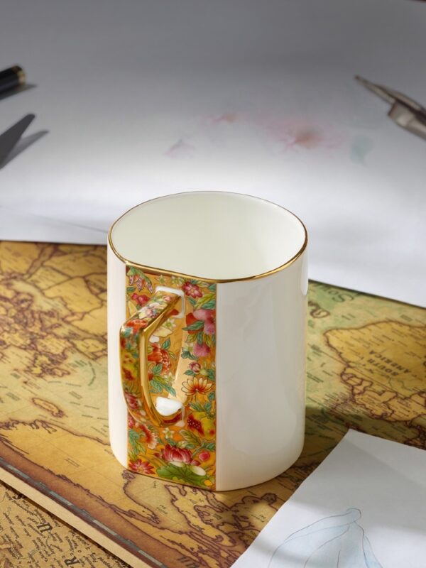 Guangcai Legacy 2-Piece Matching Cup Set (430ml - White Flat Base)