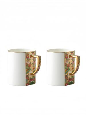 Guangcai Legacy 2-Piece Matching Cup Set (430ml - White Flat Base)