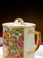 Guangcai Legacy 3-Piece Cup Set (430ml - Gold Embossed Base)