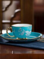 Elegant peony 2 piece Coffee Cup and Saucer Set