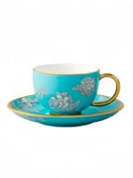 Elegant peony 2 piece Coffee Cup and Saucer Set