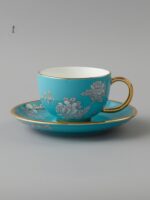 Elegant peony 2 piece Coffee Cup and Saucer Set