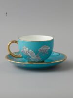 Elegant peony 2 piece Coffee Cup and Saucer Set