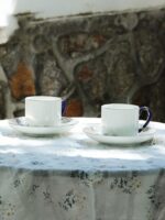Pearls d Orient – Mr. Porcelain 4-piece Cup and Saucer Set (180mL)