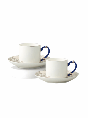 Pearls d Orient – Mr. Porcelain 4-piece Cup and Saucer Set (180mL)