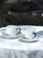 Pearls d Orient – Mr. Porcelain 4-piece Cup and Saucer Set (180mL)