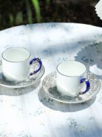 Pearls d Orient – Mr. Porcelain 4-piece Cup and Saucer Set (180mL)