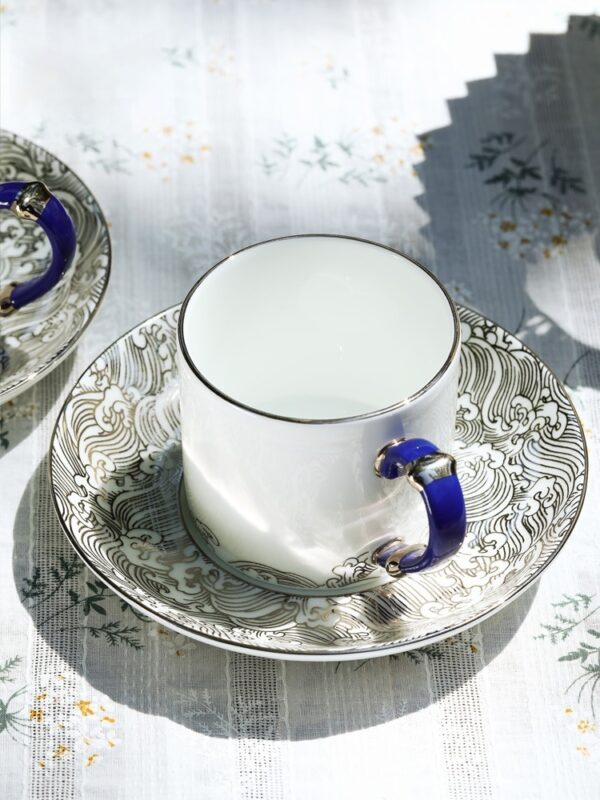 Pearls d Orient – Mr. Porcelain 4-piece Cup and Saucer Set (180mL)