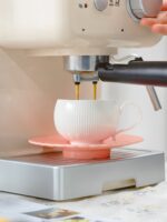 Moonlight 2-Piece Coffee Cup and Saucer Set (180ml - Light Pink)