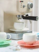 Moonlight 2-Piece Coffee Cup and Saucer Set (180ml - White)