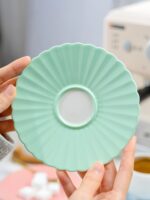 Moonlight 2-Piece Coffee Cup and Saucer Set (180ml - Bean Green)