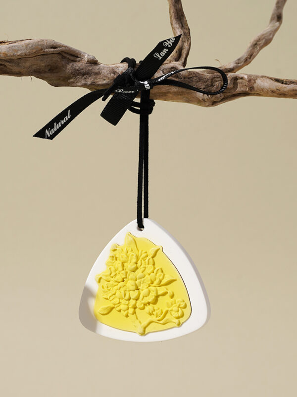 Natural AUTUMN WOODS IN THOUGHT - Gypsum Fragrance Diffuser Hanging Piece