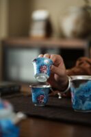 Silver Gilding Moonlight over the Lotus Pond Set