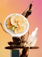 Natural Phalaenopsis-Hand Pressed Flower Diffuser-Orange