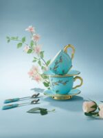 Lady Turquioa 8-piece Travel Coffee Set (480ml)