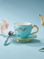 Lady Turquioa 8-piece Travel Coffee Set (480ml)