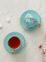 Lady Turquioa 4-piece Cup and Saucer Set (150ml)