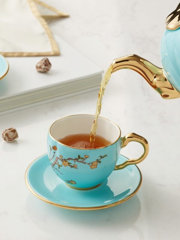 Lady Turquioa 4-piece Cup and Saucer Set (150ml)