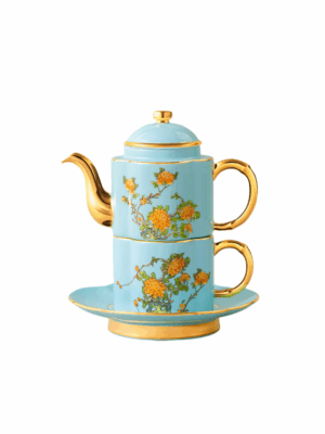 Lady Turquioa 4-piece Coffee Set (180ml)