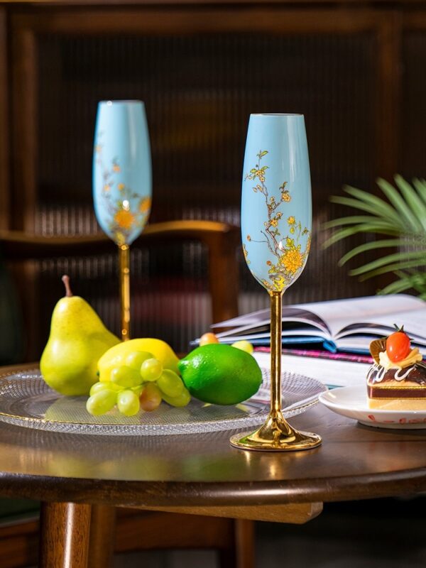 Lady Turquioa Champagne Glass