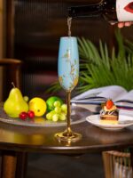 Lady Turquioa Champagne Glass