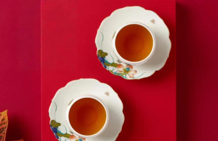 Felicitous Duet 6-pieces Chinese Cup-pot Set详情1