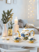 Felicitous Duet 6-pieces Chinese Cup-pot Set