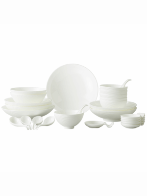Athens White 26-pieces tableware