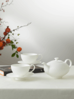 Athens White 6-pieces Tea Coffee Set (for 2 people)