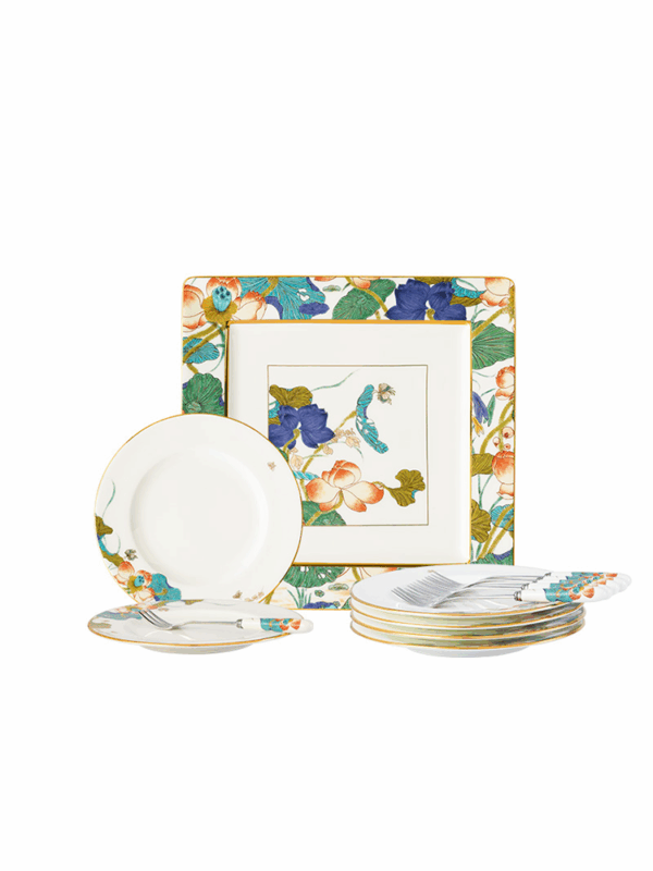 Felicitous Duet 13-piece Fruit Dessert Set