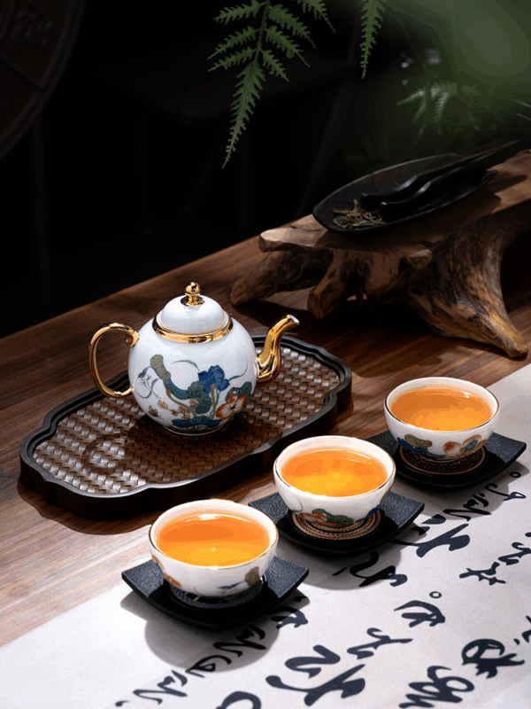 Felicitous Duet 5-pieces Cup-pot set