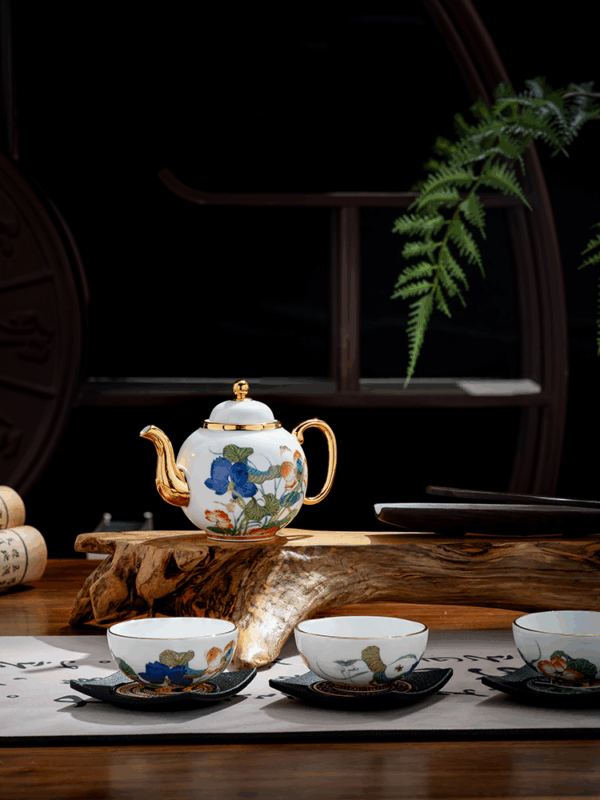 Felicitous Duet 5-pieces Cup-pot set